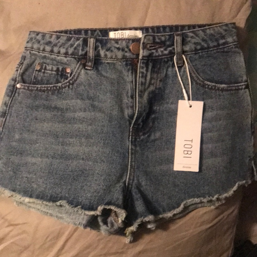 TOBI denim shorts (brand new)